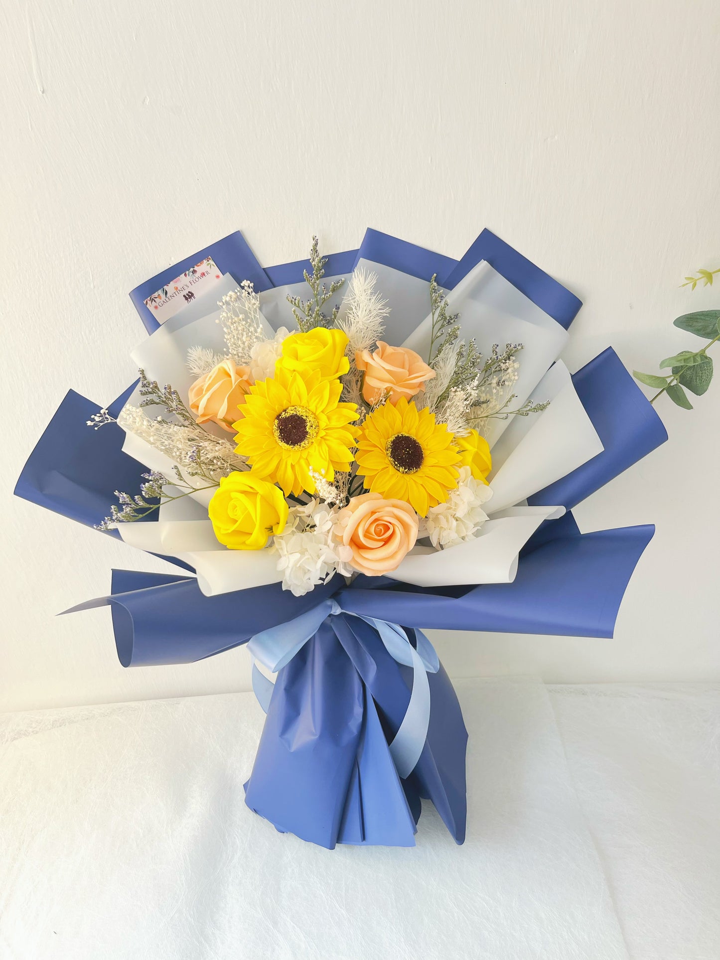 前程似錦——香梘太陽花 玫瑰花束 向日葵|香梘花|畢業花束