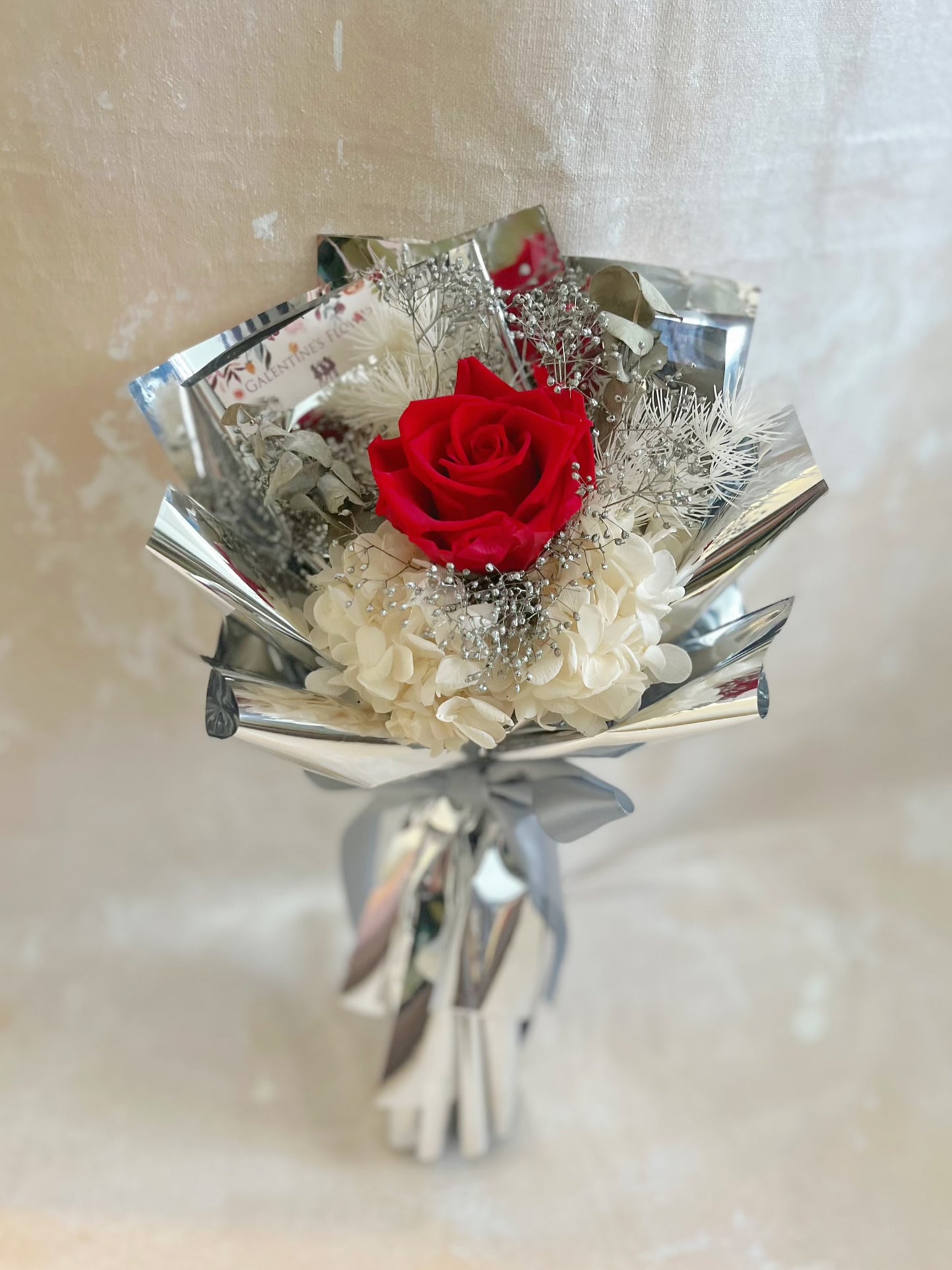 經典熱情 紅玫瑰過單枝保鮮玫瑰小花束｜保鮮花 永生花 畢業花束 乾花