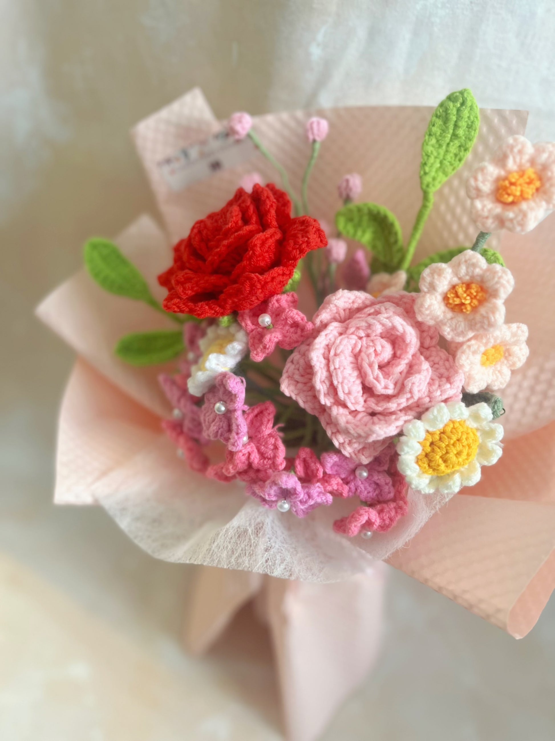 浪漫約會 針織花束 畢業禮物 畢業花束 公仔花束 生日 中學 小學 幼稚園