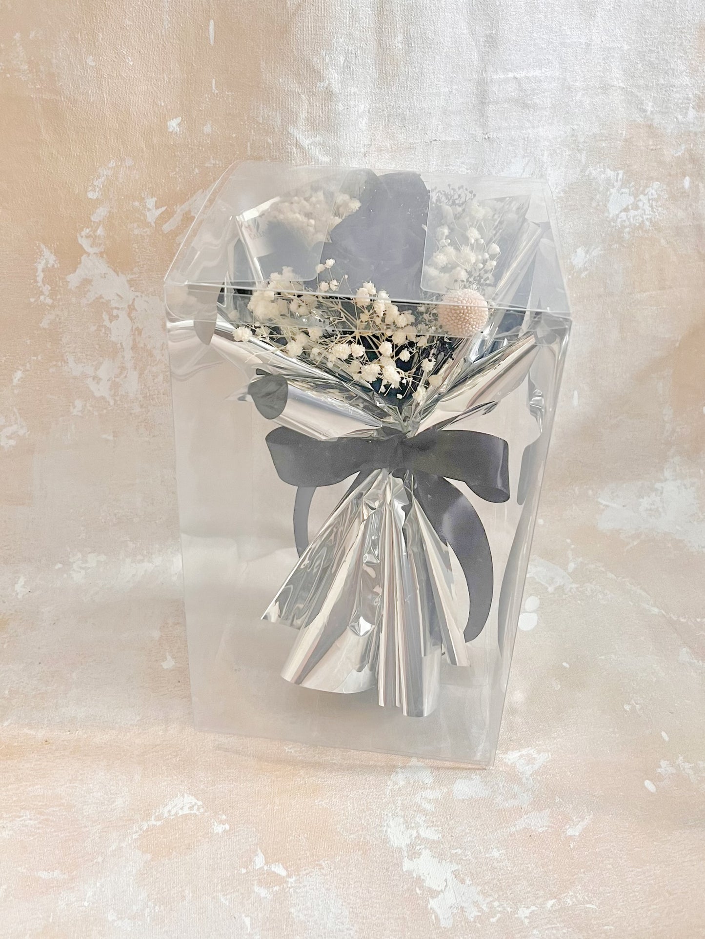 經典鋼琴黑 過單枝保鮮玫瑰小花束｜保鮮花 永生花 畢業花束 乾花