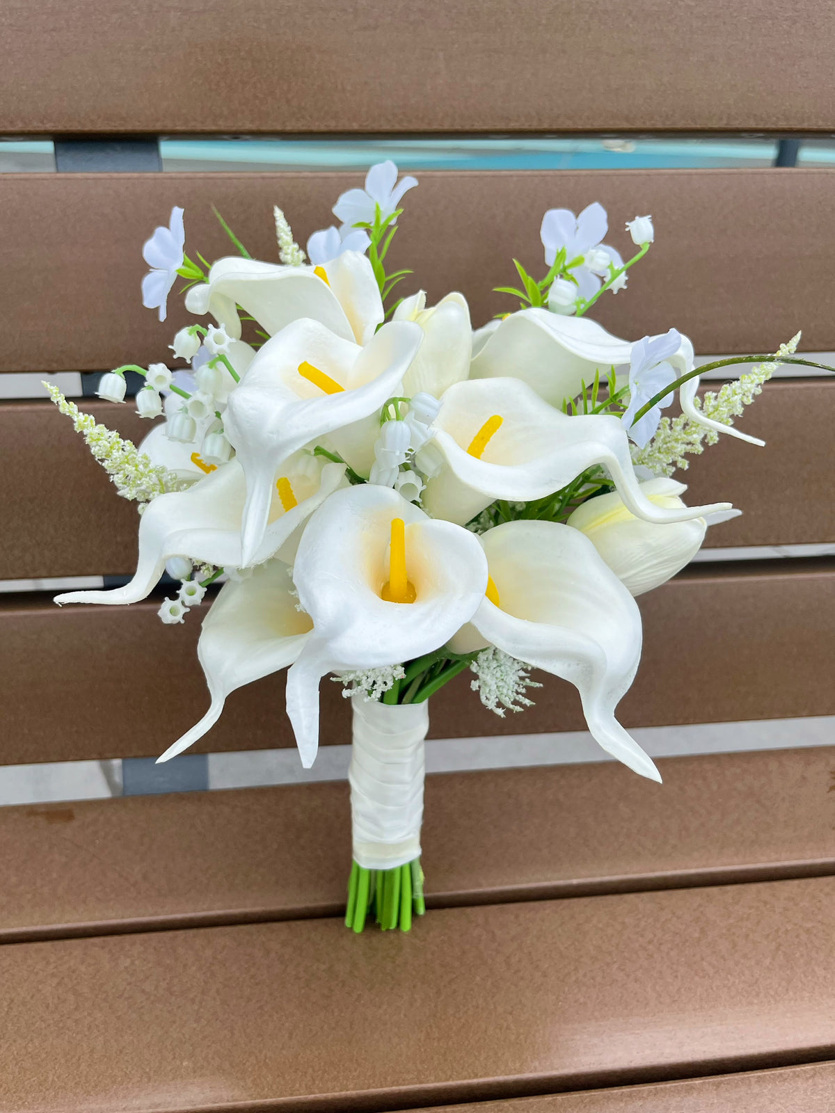 新娘花球-仿真花花球 馬蹄蘭 絲花花球 韓式花球 pre wedding 婚禮花球 