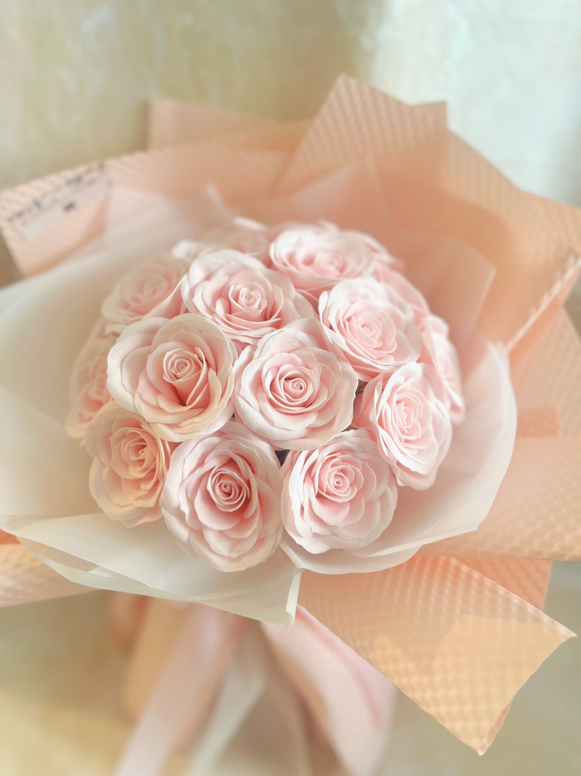 20 枝粉紅色香梘玫瑰花束 ｜番梘花｜畢業花束 情人節花束 求婚 生日花束