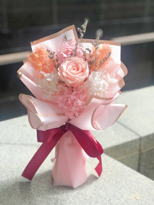 妳是唯一單枝保鮮玫瑰小花束｜保鮮花 永生花 畢業花束